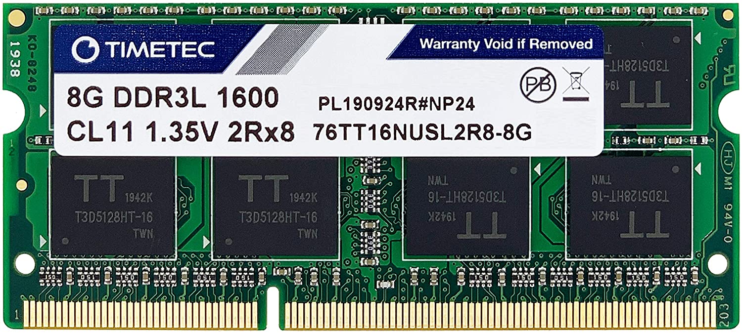 Memorie Laptop, Timetec Hynix, IC 8GB PC3L-12800 DDR3L, Unbuffered, SODIMM 2Rx8 512x8 1.35V, CL11, Dual Rank 204 PIN