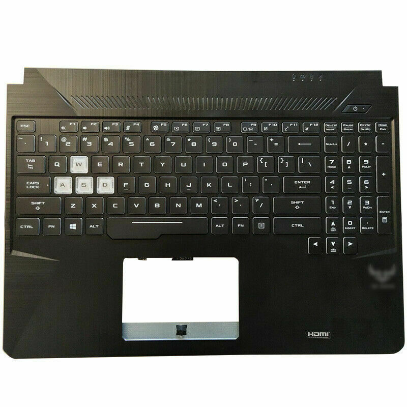 Carcasa superioara cu tastatura palmrest Laptop Gaming, Asus, TUF FX505DD, FX505DV, 90NR02D1-R31UI2, iluminata, layout US