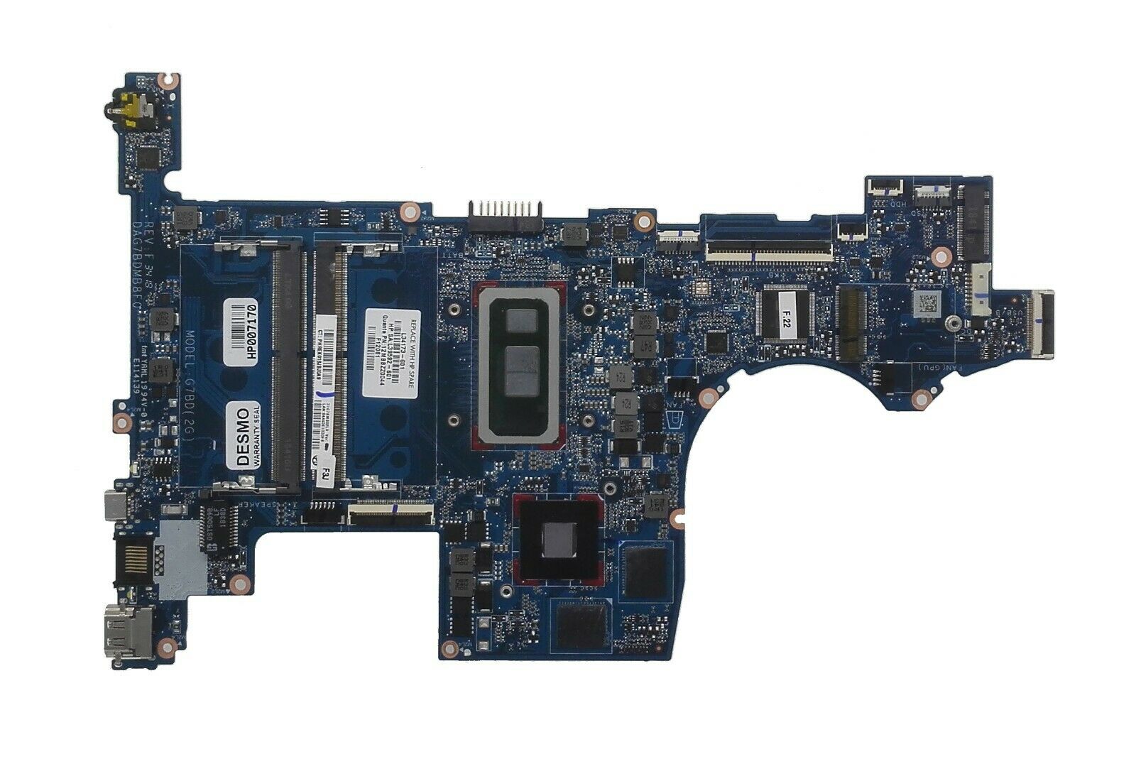 Placa de baza laptop, HP, Pavilion 15-CS, I5-8565U, SREJP, DAG7BDMB8F0, REV:F, Model: G7BD