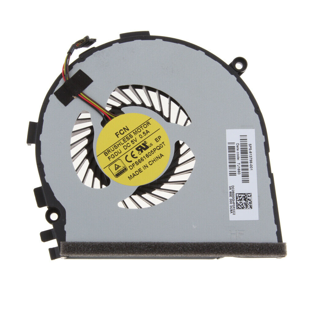 Cooler Laptop, HP, Envy M7-N, M7-R, 813798-001,  MF75120V1-C270-S9A, DC280000G4S0, DFS661605PQ0T-FGDU, DC28000G4F0, 5V, 0.5A