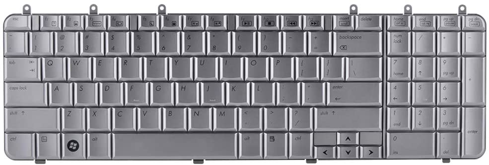 Tastatura Laptop, HP, Pavilion DV7-1000, DV7-1002, DV7-1004, DV7-1008, DV7-1011, DV7-1017, DV7-1021, DV7-1030, DV7-1040, DV7-1050, DV7-1060, DV7-1070, DV7-1080, DV7-1090, argintie, us