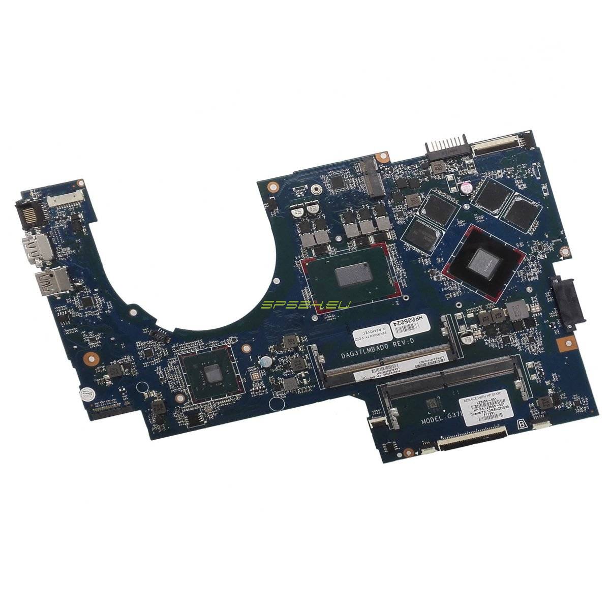 Placa de baza Laptop HP, Pavlion 17-W, 17-AB, i7-8750H SR33YY, Nvidia Gtx 1050TI N17P-G1-A1, DAG37LMBAD0