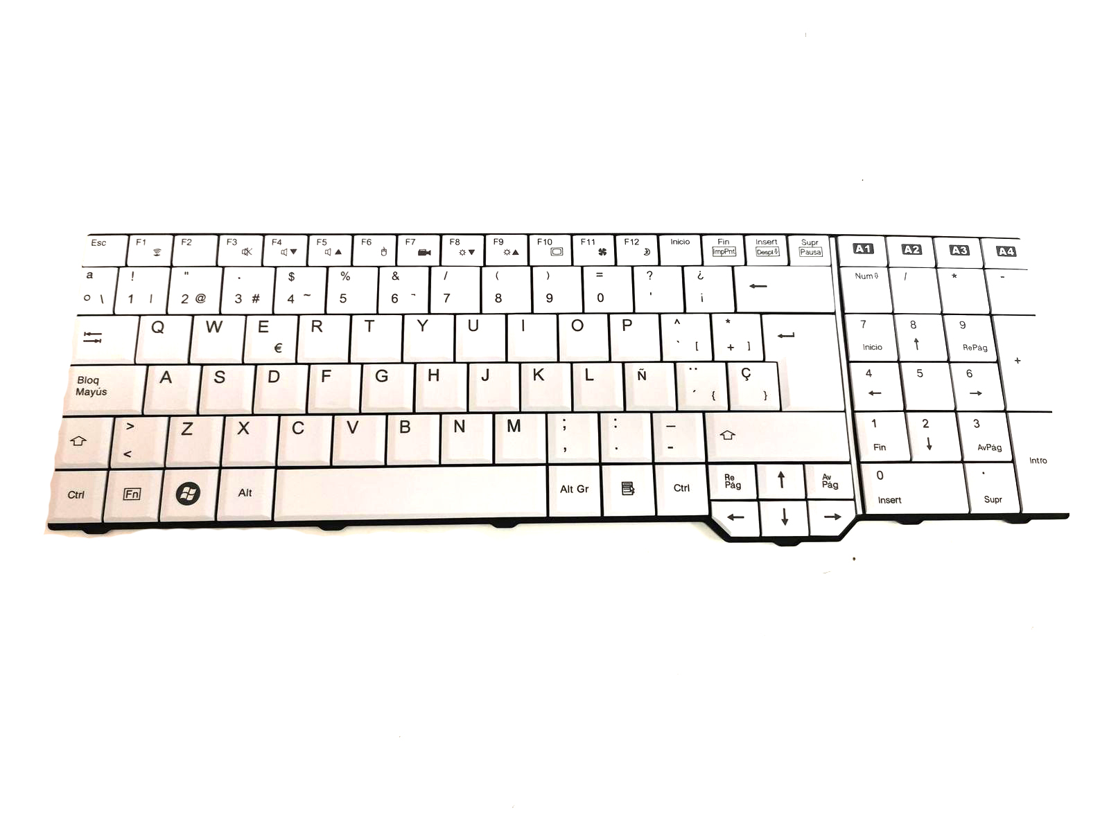 Tastatura Laptop, Fujitsu, Amilo Pi3625, Pi3660, XA3520, XA3530, Xi3650, XI365, Xi3670, Li3910, alba, layout SP