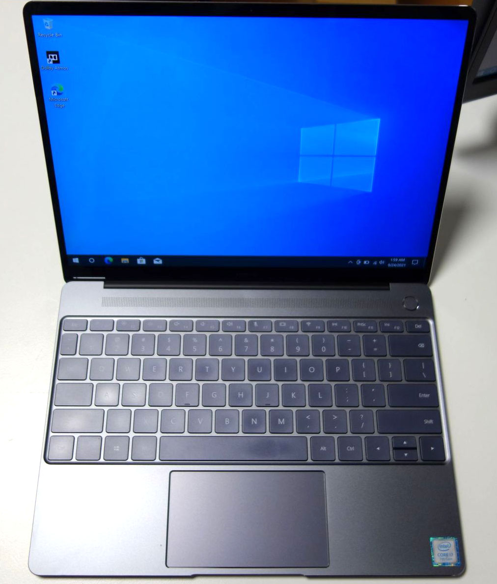 Laptop Huawei MateBook X WT-W19, Intel I7-7500U, 8GB, 128GB SSD NVME