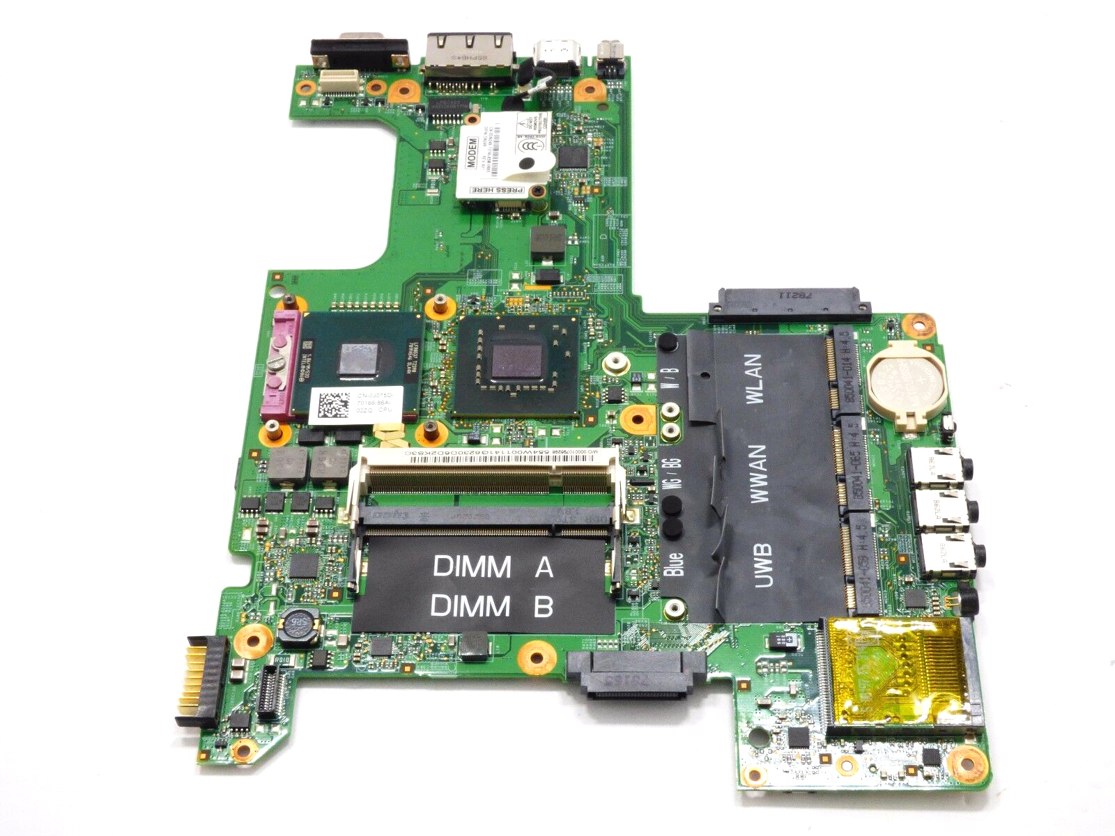 Placa de baza Laptop, Dell, Inspiron 1525, 1526, GM965, CN-0PT113-70166, 0PT113, 48.4W002.031, second hand