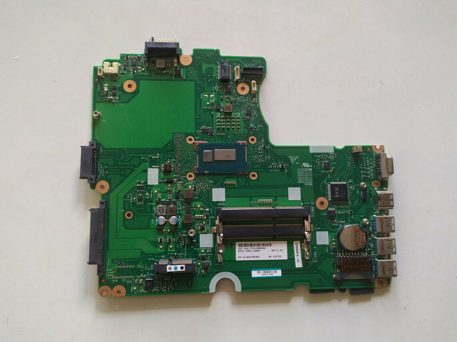 Placa de baza Laptop Fujitsu Lifebook A514 1310A2705901 CP683814-01 Intel Core i3-4005U sh