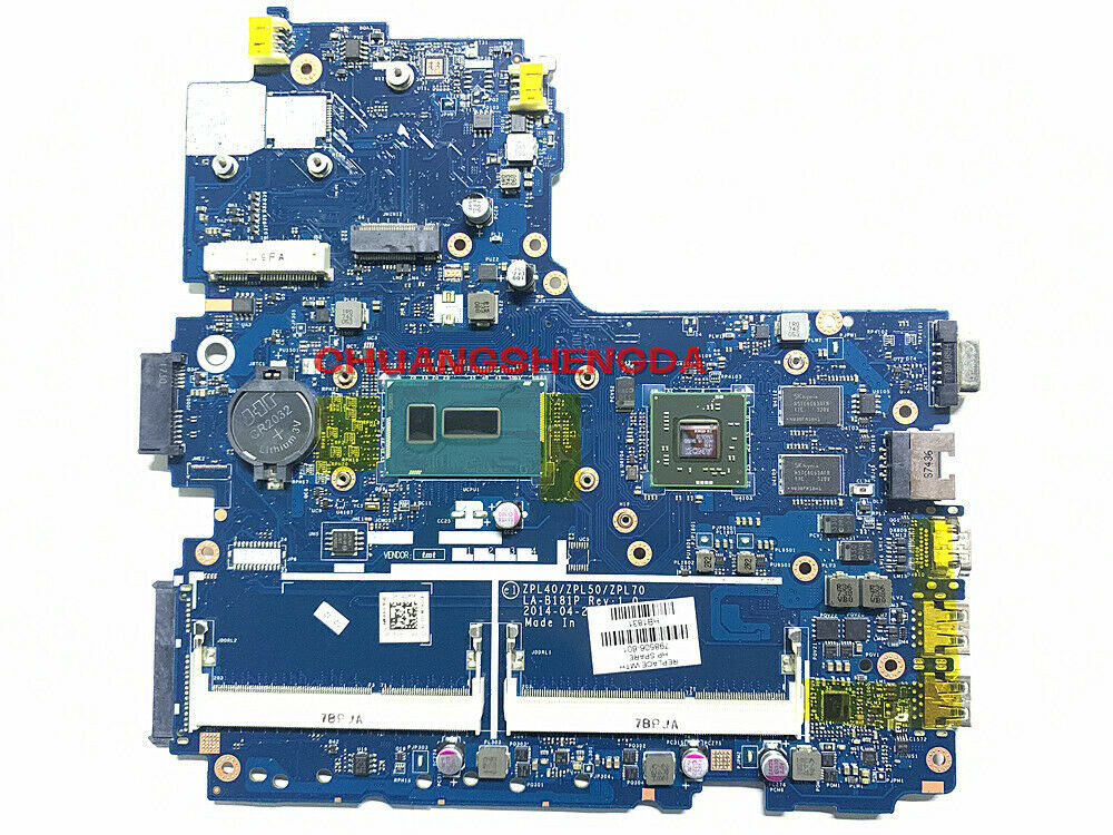 Placa de baza Laptop HP ProBook 440 450 470 G2 i5-5200U R5 M255 2G 799558-601 LA-B181P
