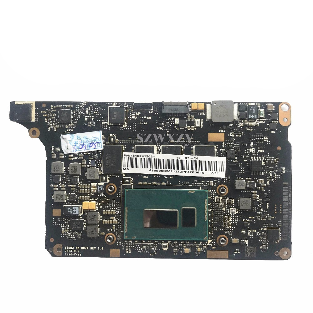 Placa de baza Laptop, Lenovo, Yoga 2 Pro 20266, VIUU3, NM-A074, 5B20G38213, SR1EB, i7-4510U, RAM 8GB