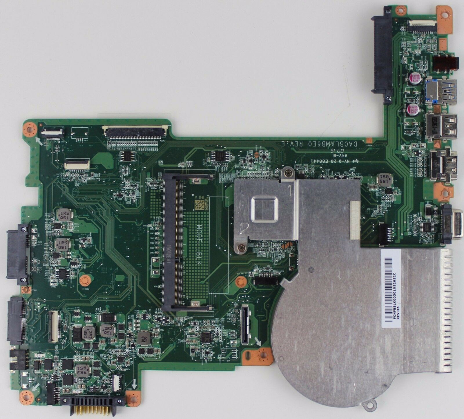 Placa de baza Laptop Toshiba Satellite L50-B DA0BLKMB6EO REV:3 Intel Pentium N3540 sh