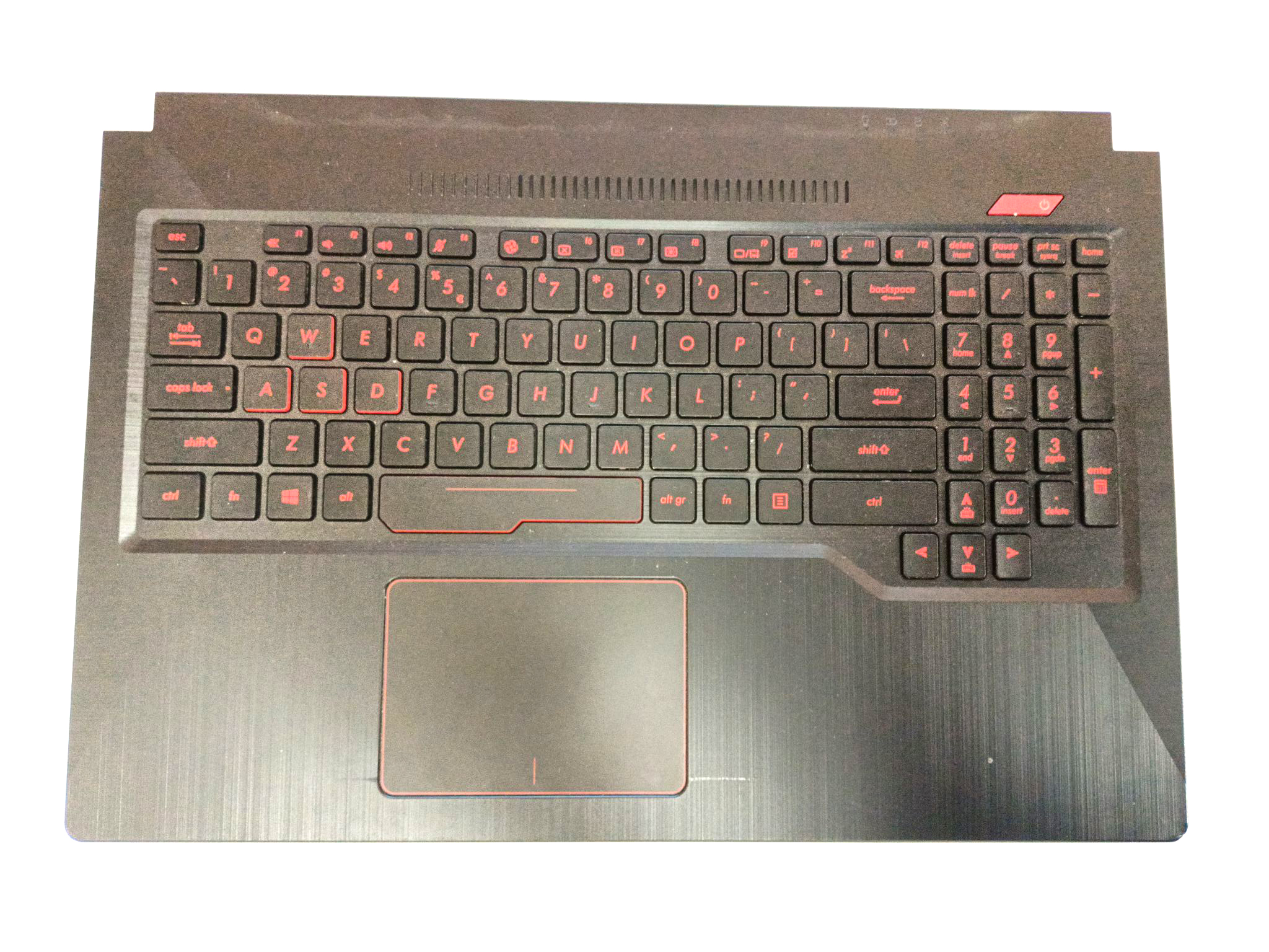 Carcasa superioara cu tastatura palmrest Laptop, Asus, Gaming FX503, FX503V, FX503VM, FX503VD, iluminata, layout US, sh