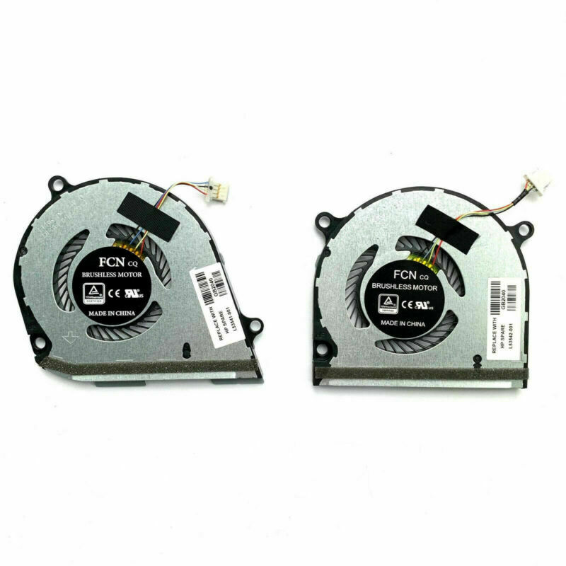 Set coolere Laptop, HP, Envy X360 15-DS, 15Z-DS, TPN-W143, L53541-001, L53542-001, DFS5K12114262H-FLBV, 023100F10011215, DFS5K12115491H-FMAU, 023100F00011215, 5V, 0.50A