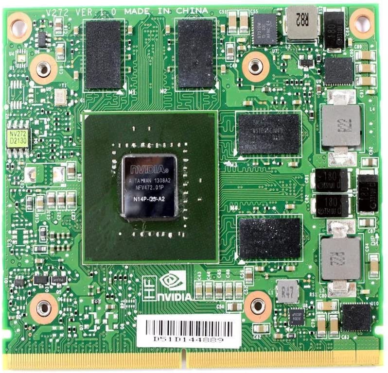 Placa video Laptop, Nvidia Quadro K2000M, N14P-A3-A2, 2GB, DDR5, 128-bit, CN-0D30WG, D30WG, compatibil cu Dell Precision M4700, HP EliteBook 8560W, 8570W