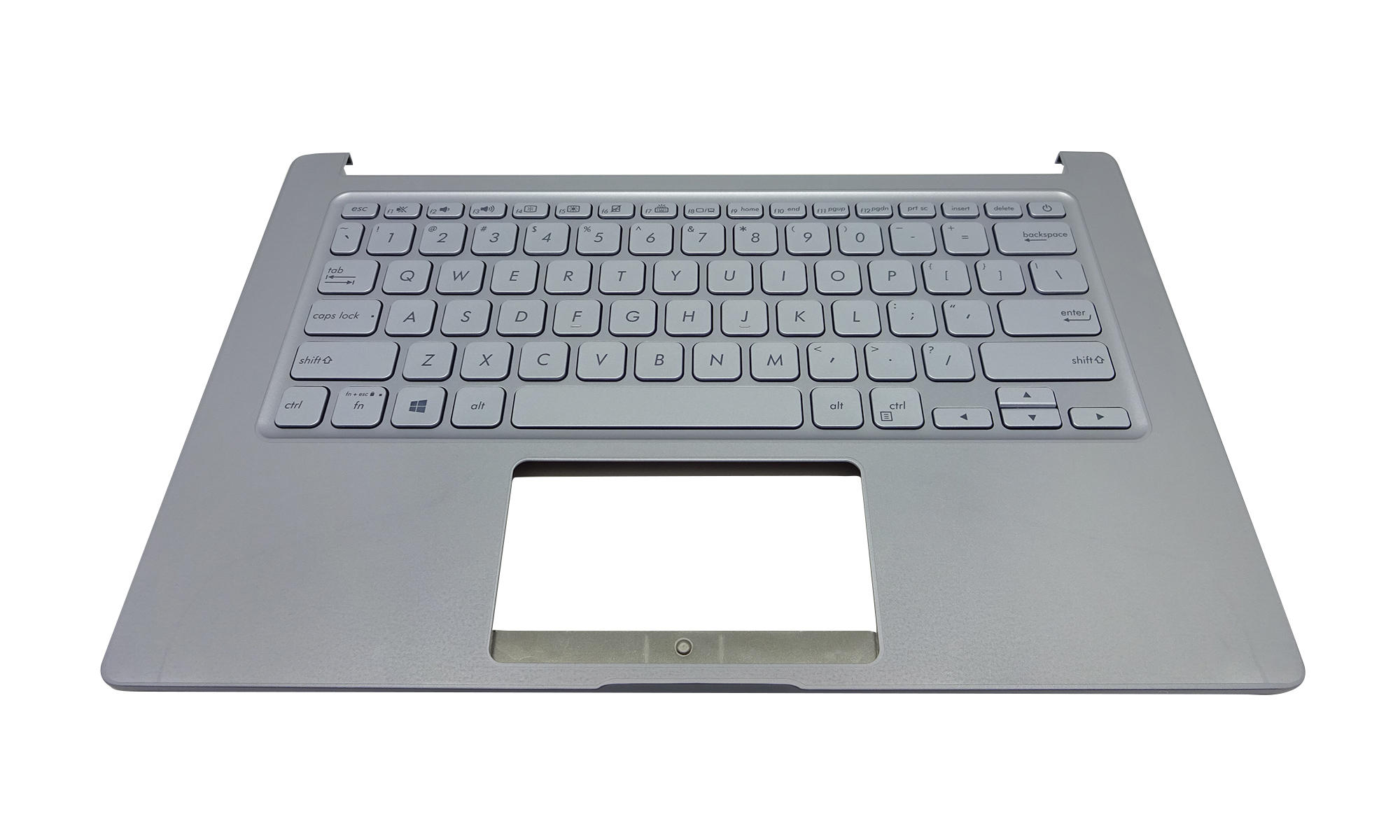 Carcasa superioara cu tastatura palmrest Laptop, Asus, VivoBook 14 X403J, X403JA, 90NB0LP2-R31US0, HQ2072067400000, I403FA-2S, iluminata, argintie, layout US