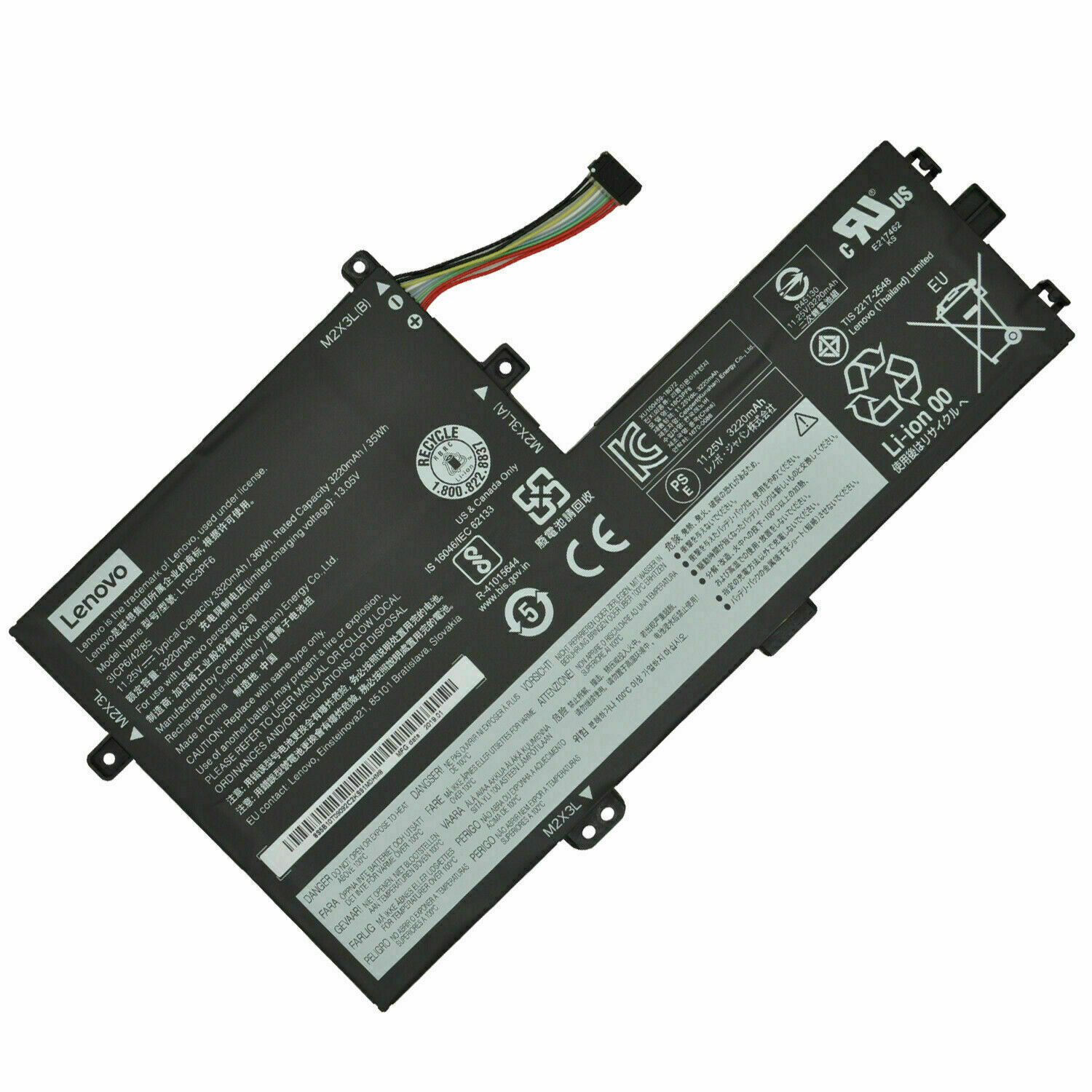 Baterie Laptop, Lenovo, IdeaPad S340-14API, S340-14IML, S340-14IWl, S340-14IIL, S340-15API, S340-15IIL, S340-15IML, S340-15IWL, Flex-15IWL,  L18C3PF6, L18C3PF7, L18M3PF7, L18L3PF3, L18M3PF6, 11.25V, 3320mAh, 36Wh