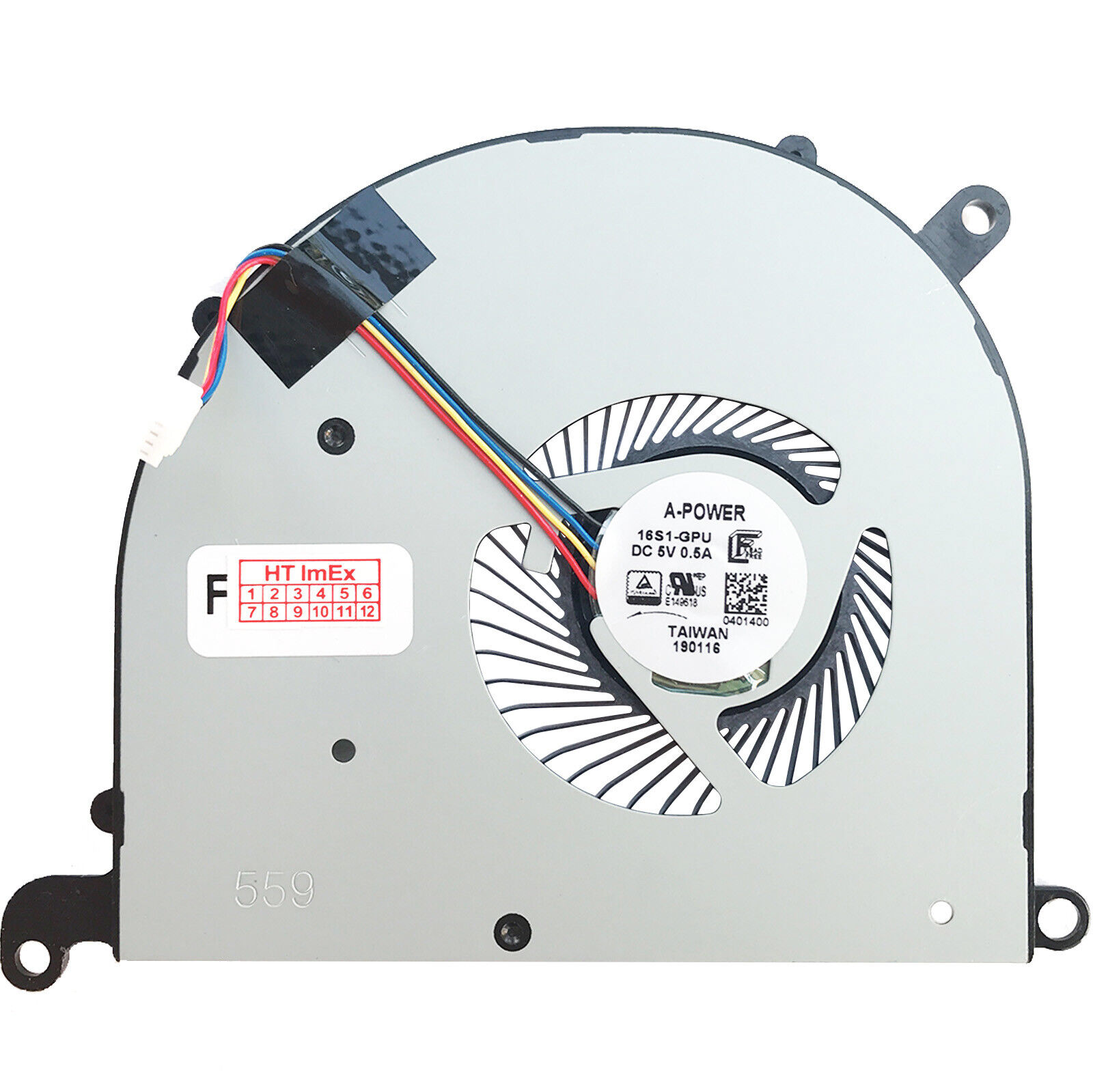 Cooler Laptop Gaming, MSI, PS63 Modern  8M, 8MO, 8RC, 8RD, 8SC, MS-16S1, MS-16S2, MS14B2, pentru GTX 1650, GPU