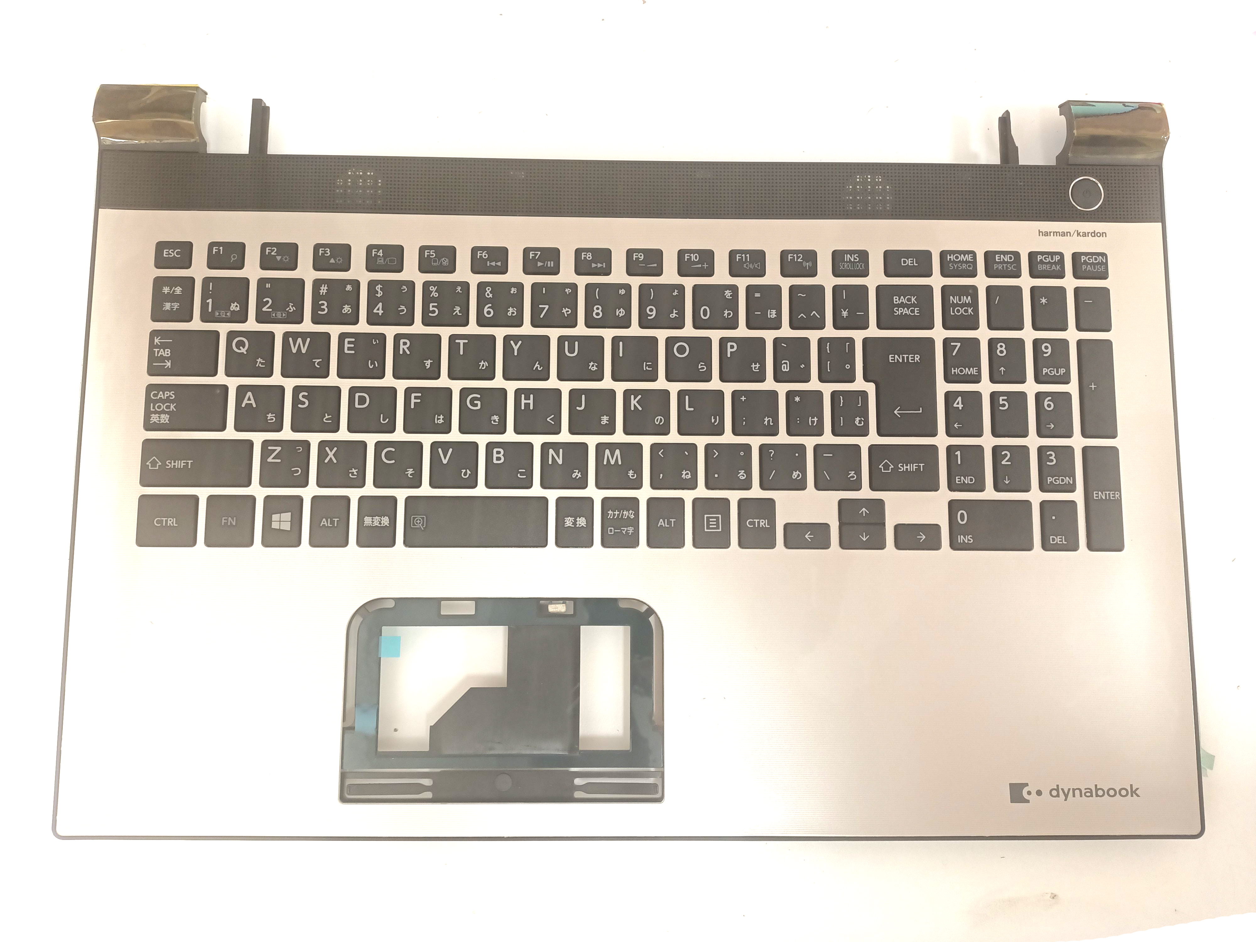 Carcasa superioara cu tastatura palmrest Laptop, Toshiba, Satellite L50-C, L50T-C, L55-C, grey, layout JP