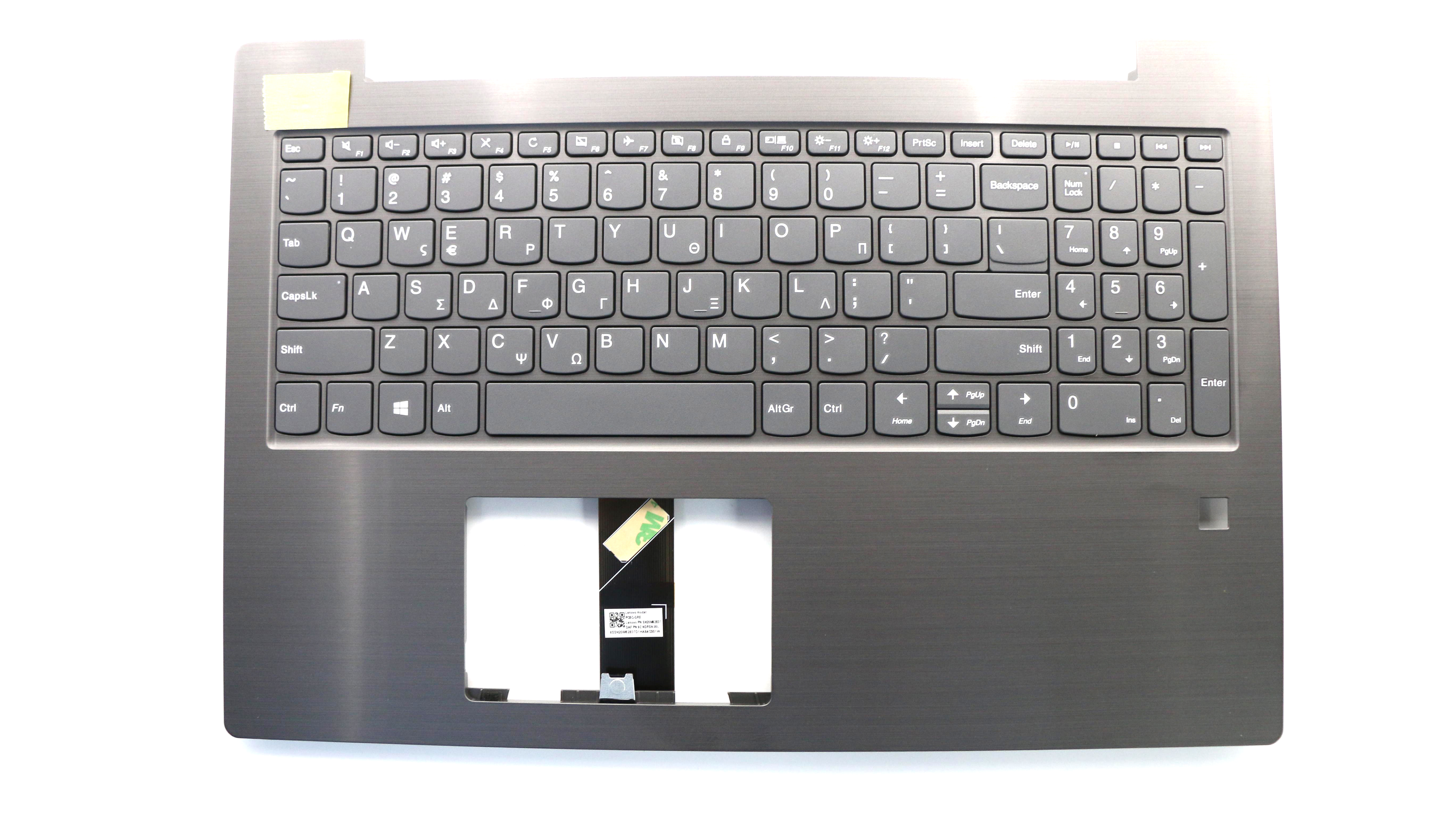 Carcasa superioara cu tastatura palmrest Laptop, Lenovo, IdeaPad V330-15, V330-15ISK, V330-15IKB, V330-15AST, V130-15, V130-15IKB, 5CB0Q60161, cu fingerprint, layout GR