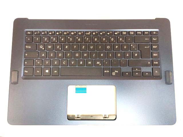 Carcasa superioara cu tastatura palmrest Laptop, Asus, ZenBook Pro UX550V, UX550VD, UX550VE, 13NB0ET2AM0211, 90NB0ET1-R31GE0, iluminata, layout DE (germana)