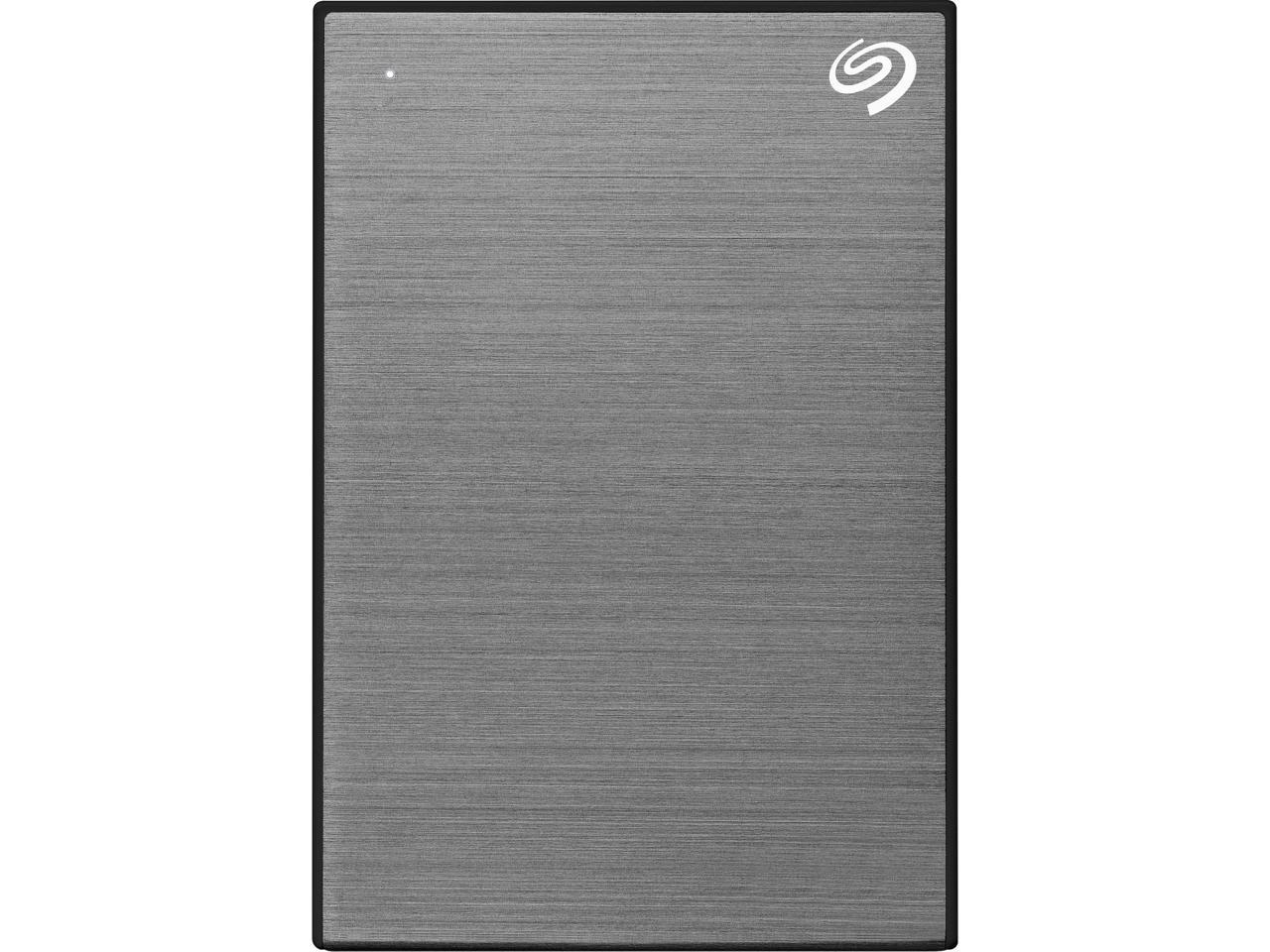 HDD Extern Seagate One Touch 2TB, 2.5inch, USB 3.2 Gen 1, Aluminiu, Negru