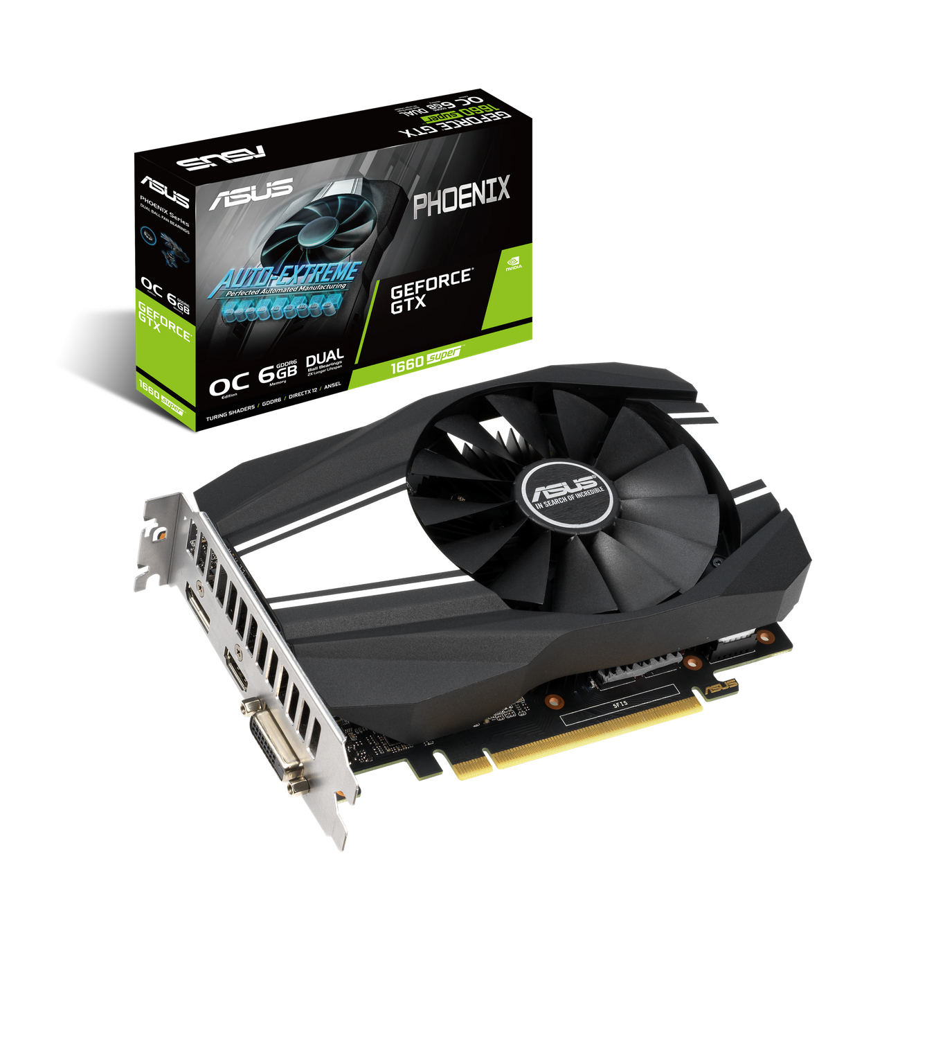 Placa video Asus Phoenix GeForce GTX 1660 OC SUPER, 6GB GDDR5, 192-bit