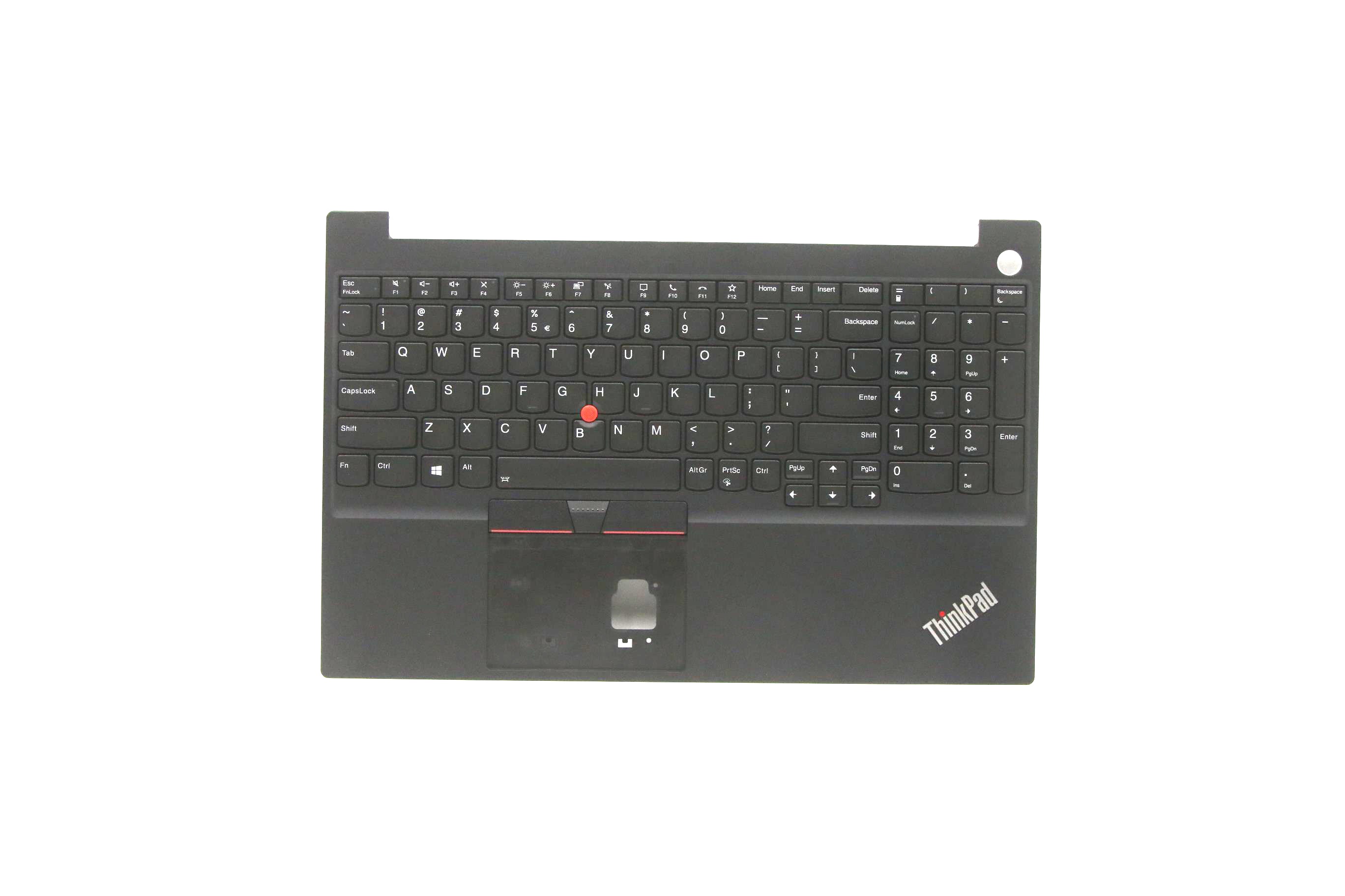 Carcasa superioara cu tastatura palmrest Laptop, Lenovo, ThinkPad E15 Gen 4 Type 21E6, 21E7, 21ED, 21EE, 5M11A36349, AM1PV000400, AP1HK000D00, iluminata, layout US