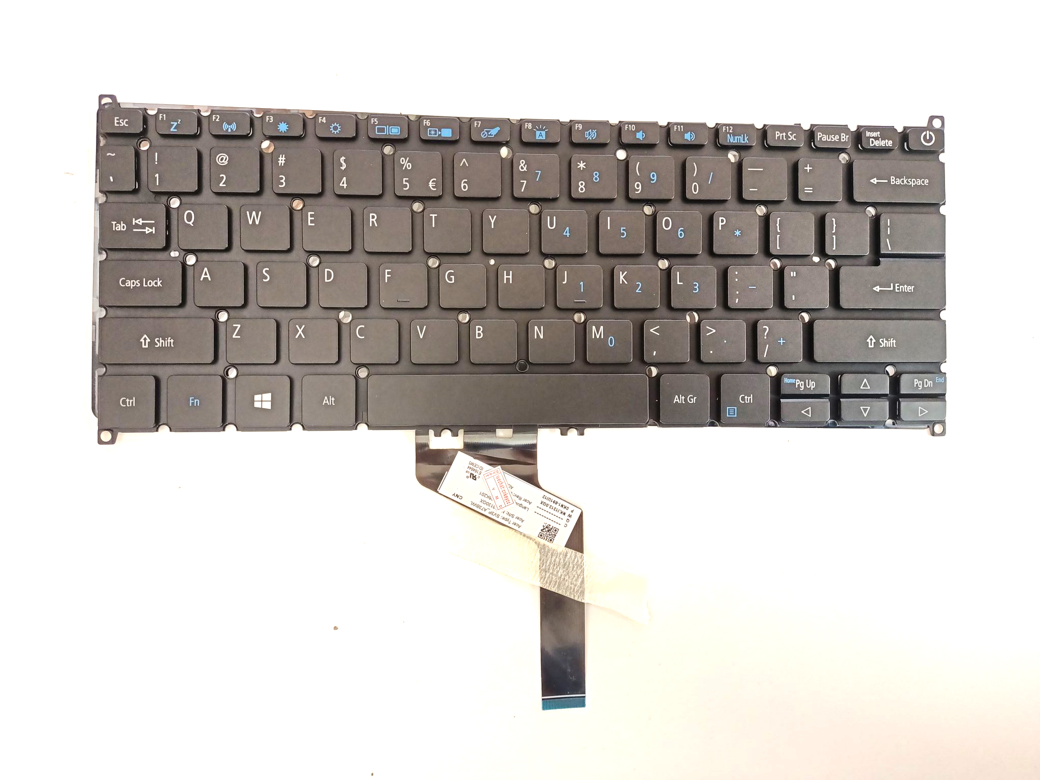 Tastatura Laptop, Acer, Swift 5 SF514-52, SF514-52T, SF514-52TP, iluminata, neagra, layout US