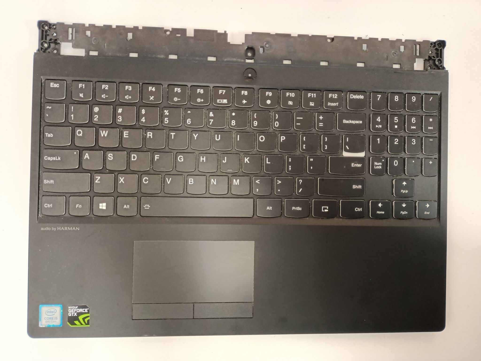 Carcasa superioara cu tastatura palmrest Laptop, Lenovo, Legion Y7000 2019 Type 81V4, cu iluminare, layout US, SH