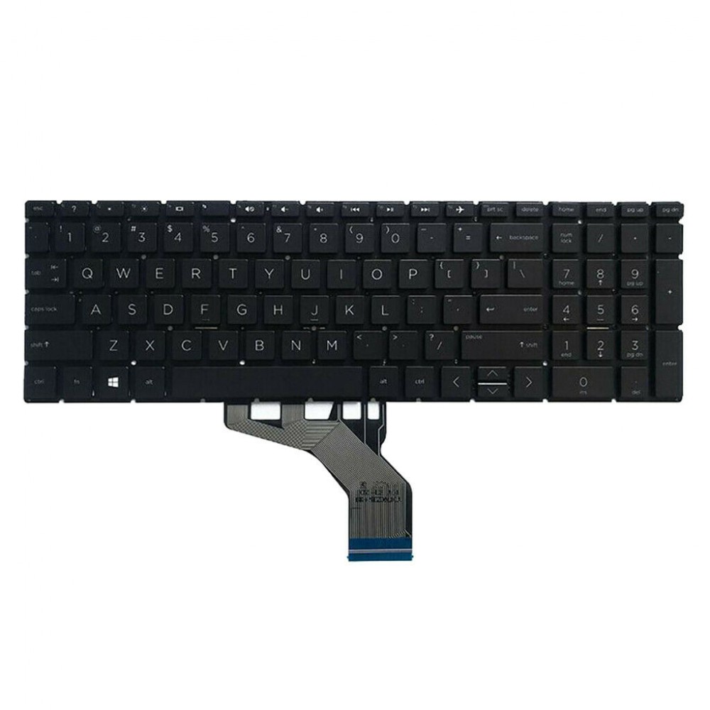 Tastatura Laptop, HP, Pavilion 15-DU, 15-DQ, neagra, layout US