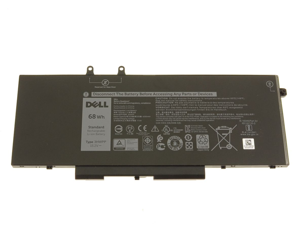 Baterie Laptop, Dell, Precision 3551, P100F, P100F002, 3HWPP, 15.2V, 4250mAh, 68Wh