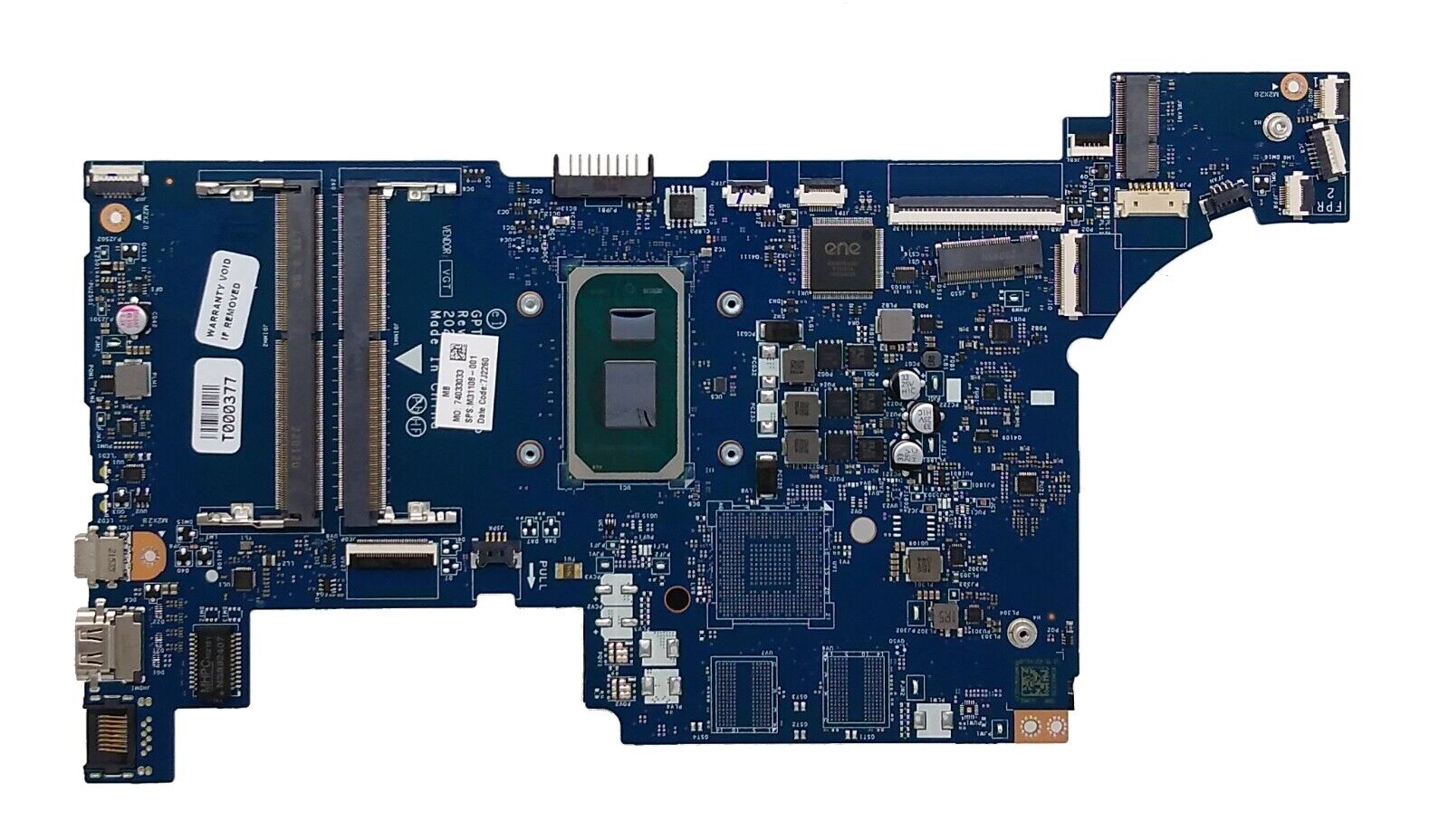 Placa de baza Laptop, HP, 15-DW, SRK08, I3-1115G4, GPT52, LA-K201P, Rev.0, M29208-001