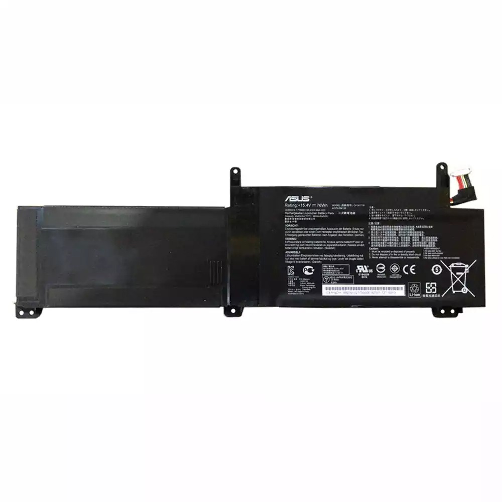 Baterie Laptop Gaming, Asus, ROG Strix Scar GL703GS, GL703GM, 0B200-02770000, 4ICP4/59/134, C41N1716, 15.2V, 4240mAh, 76Wh