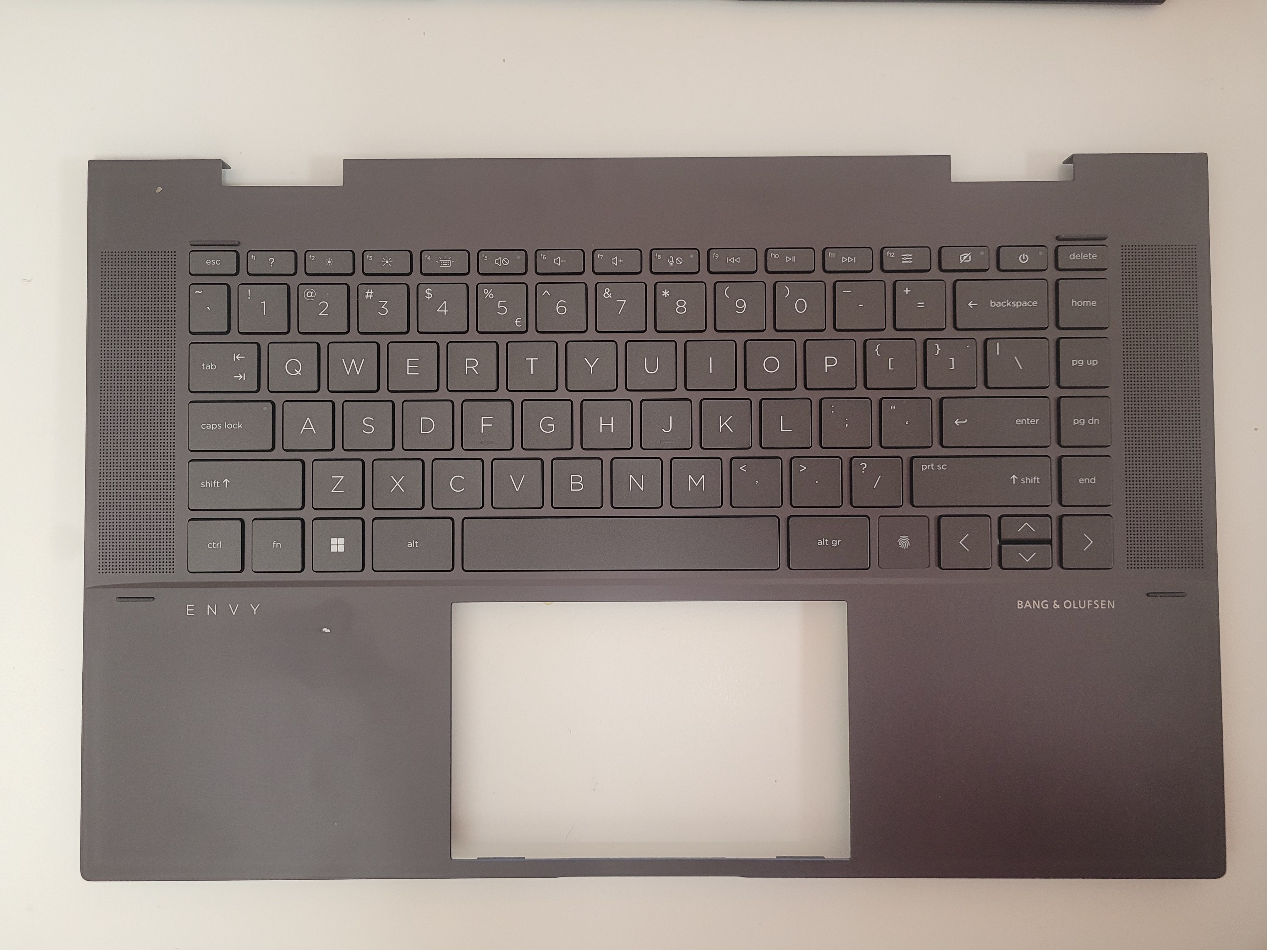 Carcasa superioara cu tastatura palmrest Laptop, HP, Envy 15-ES, 15M-ES, 15-EU, 15M-EU, M50067-A31, M45489-B31, M45489-001, iluminata, layout US, refurbished