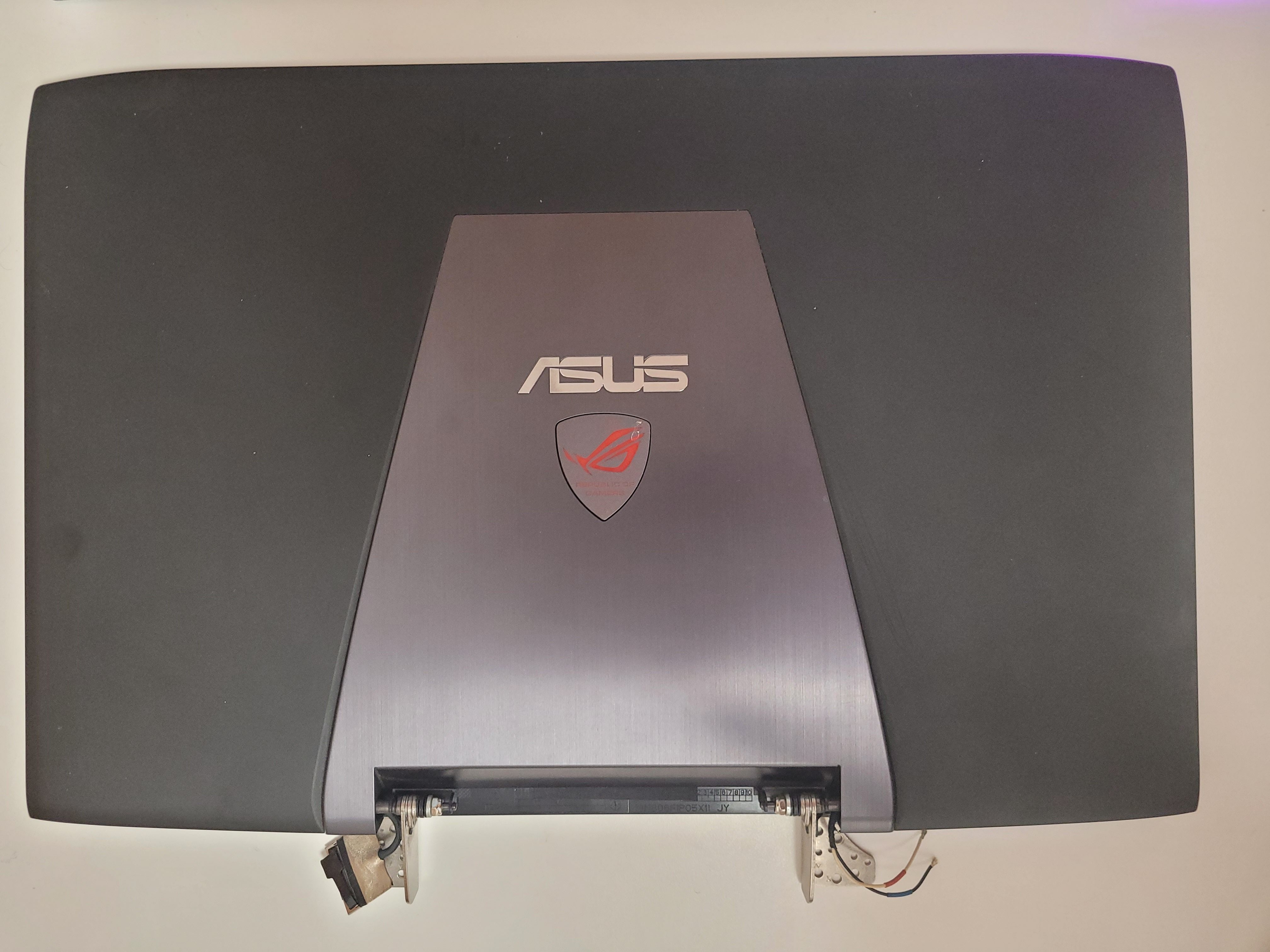 Capac Display cu balamale si rama Laptop, Asus, ROG G751, G751JM, G751JT, G751JY, G751JL, 13NB06G1M09011, 13NB06G1M10011, 13NB06F1AM04111, 90NB06F1-R7A020, refurbished