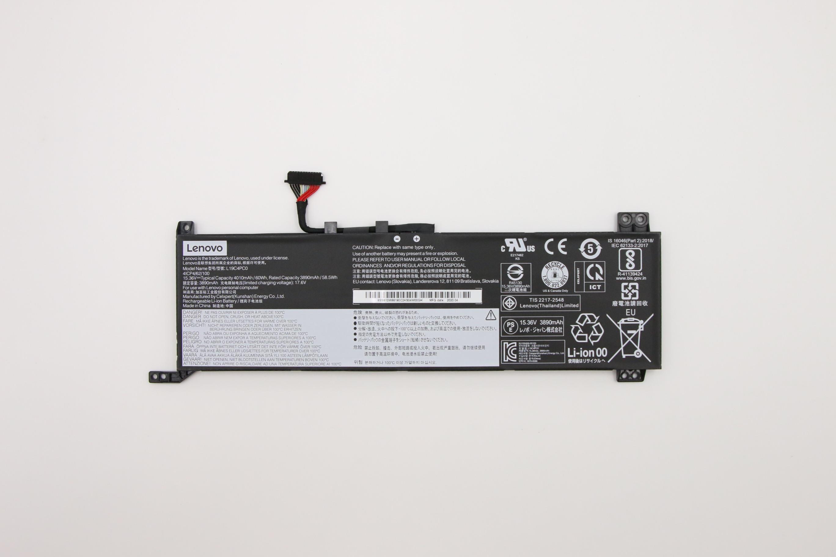 Baterie Laptop, Lenovo, Legion 5 15IMH6 Type 82NL, L19M4PC0, L19C4PC0, 4ICP4/62/100, 15.36V, 3890mAh, 60Wh