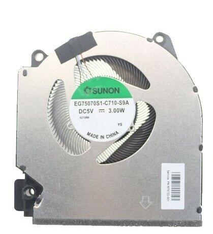 Cooler placa video Laptop Gaming, HP, M75723-001, NS75C06-20K20, 60W, 5V, 0.6A, 3.00W, GPU